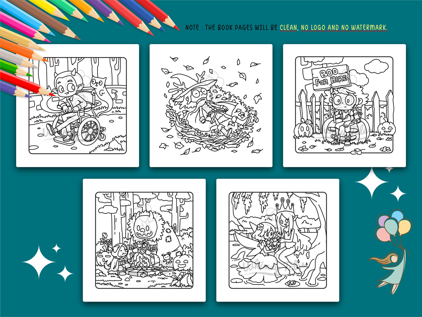 Fantaspooky Nights - A Coloring Book (of Cozy Horrors & Spooky Fantasy)