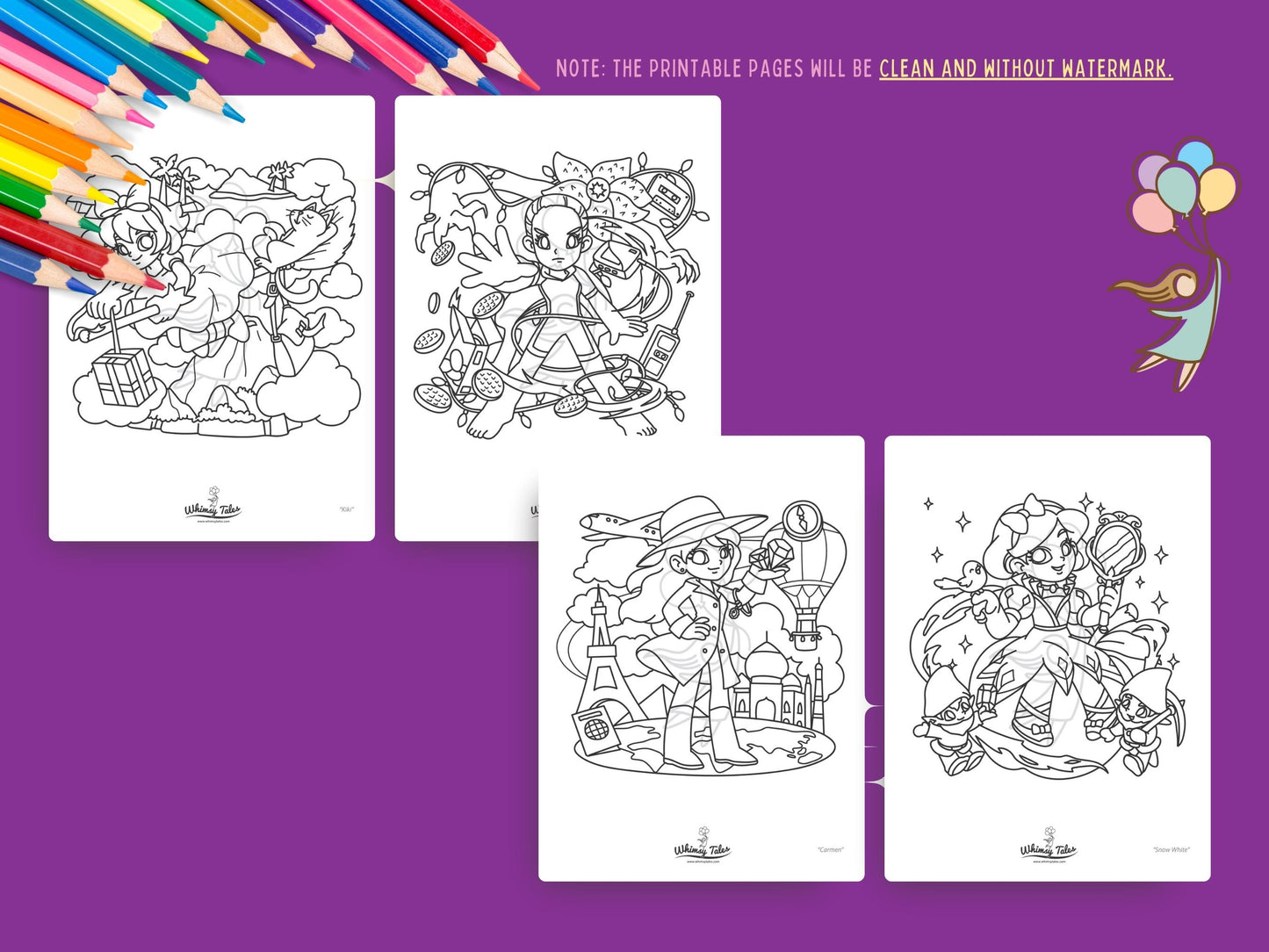 Rebel Tales (Vol. 1) - A Coloring Book of Badass Heroines, Reimagined