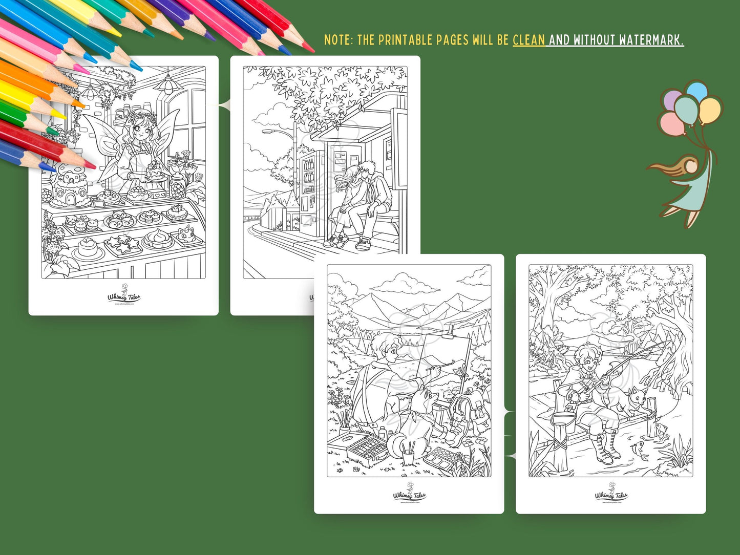 Solitary Dreams 2 (Vol. 4) - A Coloring Book of Cozy Introvert's Worlds