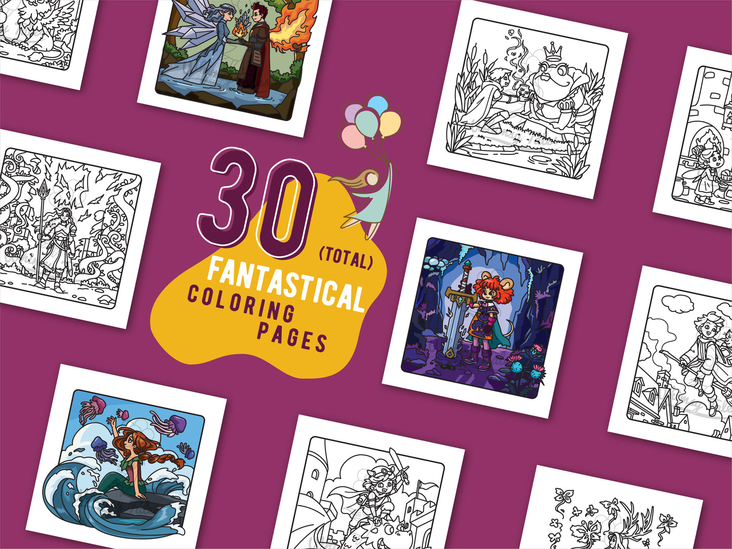 Starglow & Thistle - A Coloring Book for Dreamers & Duskwalkers