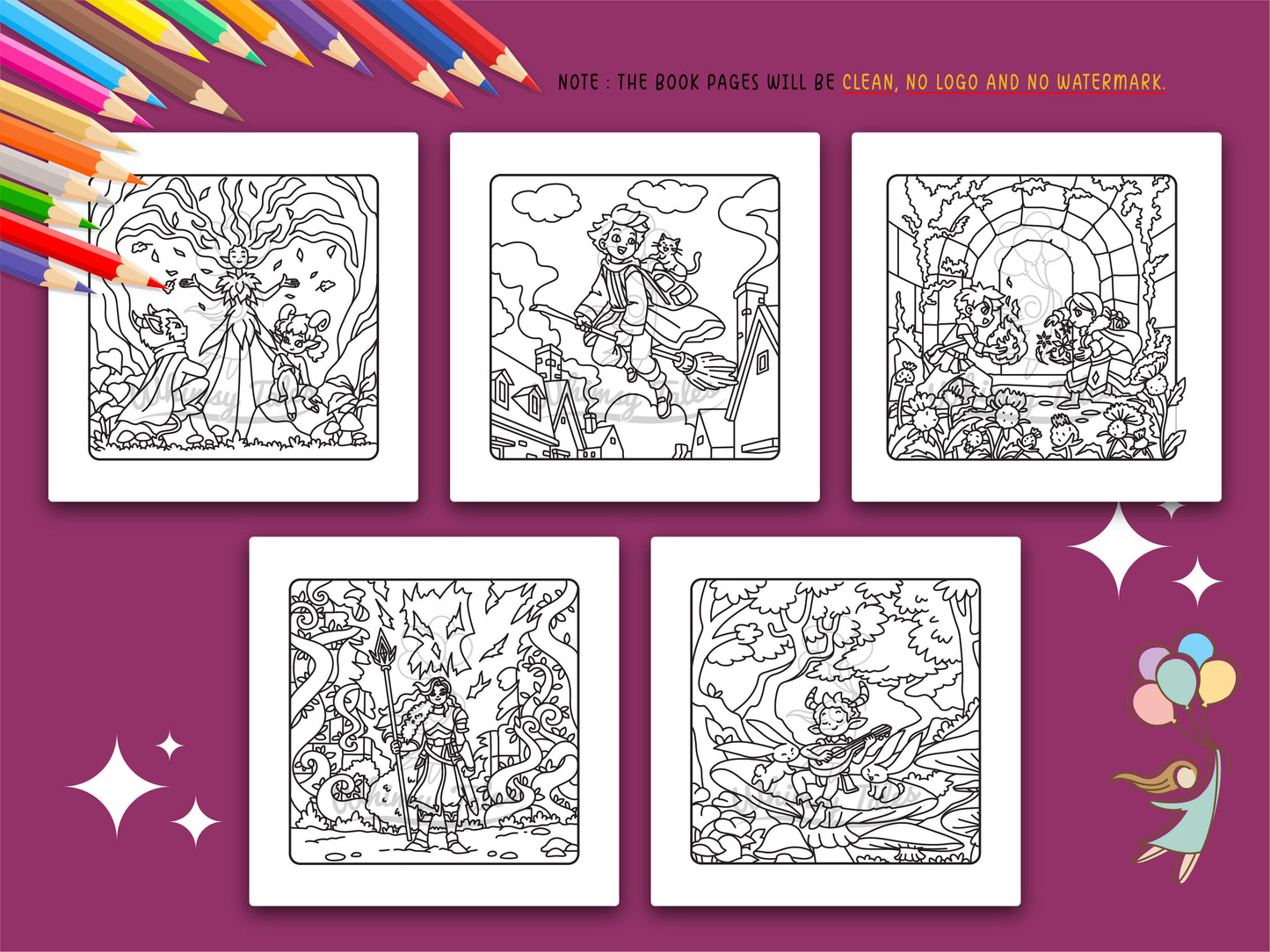 Starglow & Thistle - A Coloring Book for Dreamers & Duskwalkers