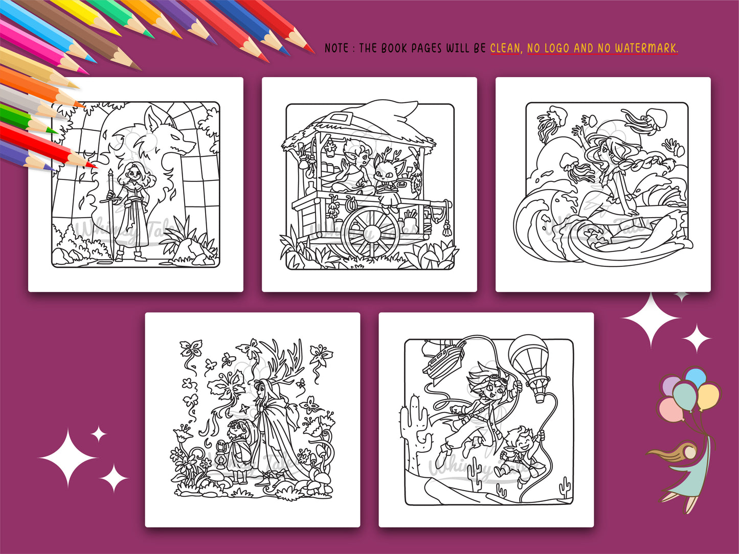 Starglow & Thistle - A Coloring Book for Dreamers & Duskwalkers