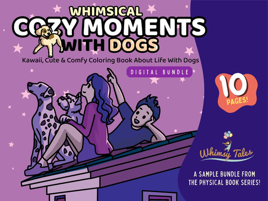 Whimsical Cozy Moments With Dogs - Digital Bundle