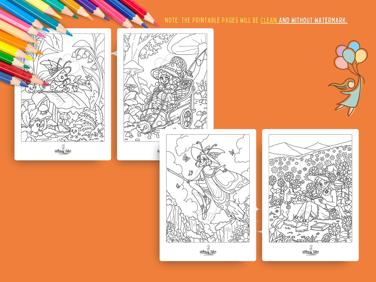Witchy Dreams Volume 1 - A Coloring Book of Cozy Spells & Magical Moments
