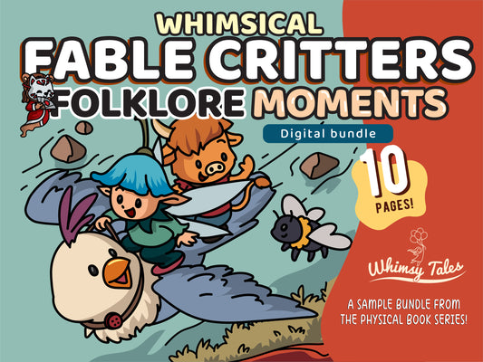 Whimsical Fable Critters: Folklore Moments - Digital Bundle