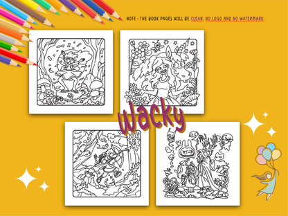 Starglow & Thistle - A Coloring Book for Dreamers & Duskwalkers - Digital Bundle