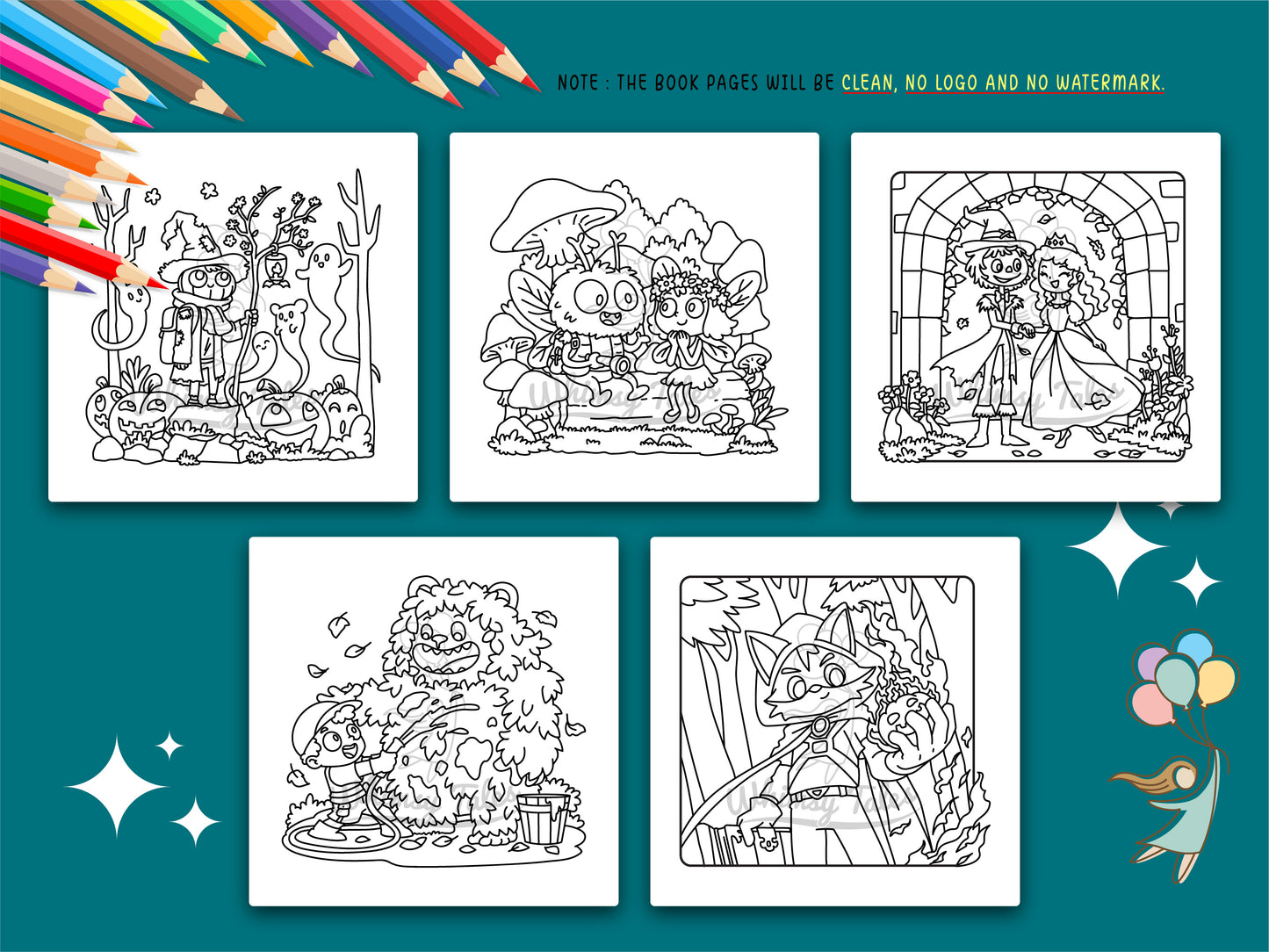 Fantaspooky Nights - A Coloring Book (of Cozy Horrors & Spooky Fantasy)