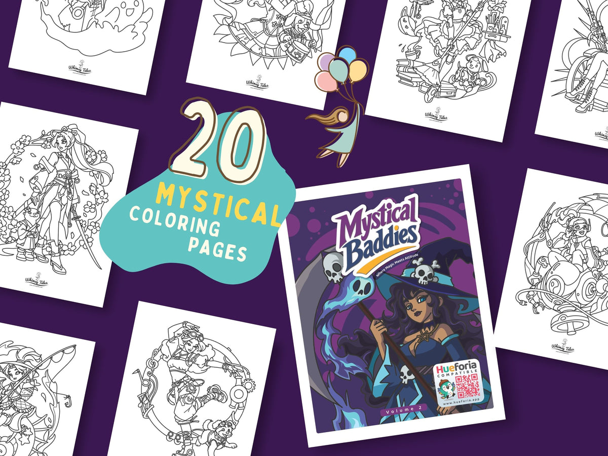 Mystical Baddies Volume 2 - A Coloring Book of Female Characters with Magic and Attitude (Copy)