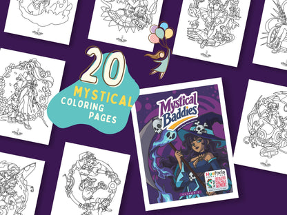 Mystical Baddies Volume 2 - A Coloring Book of Female Characters with Magic and Attitude (Copy)