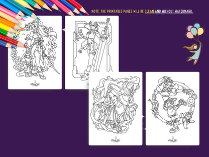 Mystical Baddies Volume 2 - A Coloring Book of Female Characters with Magic and Attitude (Copy)