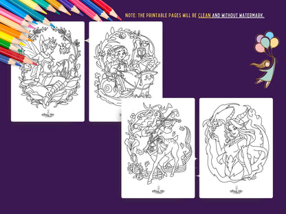 Mystical Baddies Volume 2 - A Coloring Book of Female Characters with Magic and Attitude (Copy)