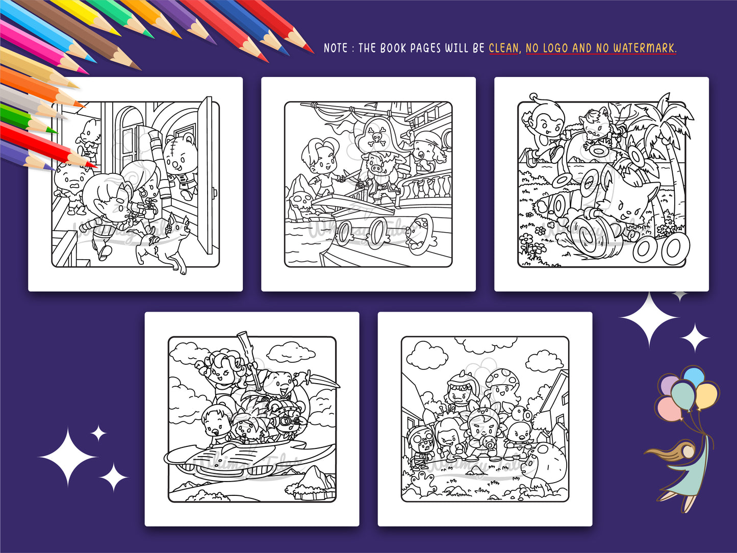 Whimsical Fable Critters in Pixel Meadow