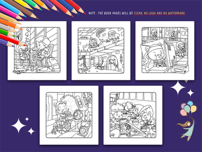 Whimsical Fable Critters in Pixel Meadow