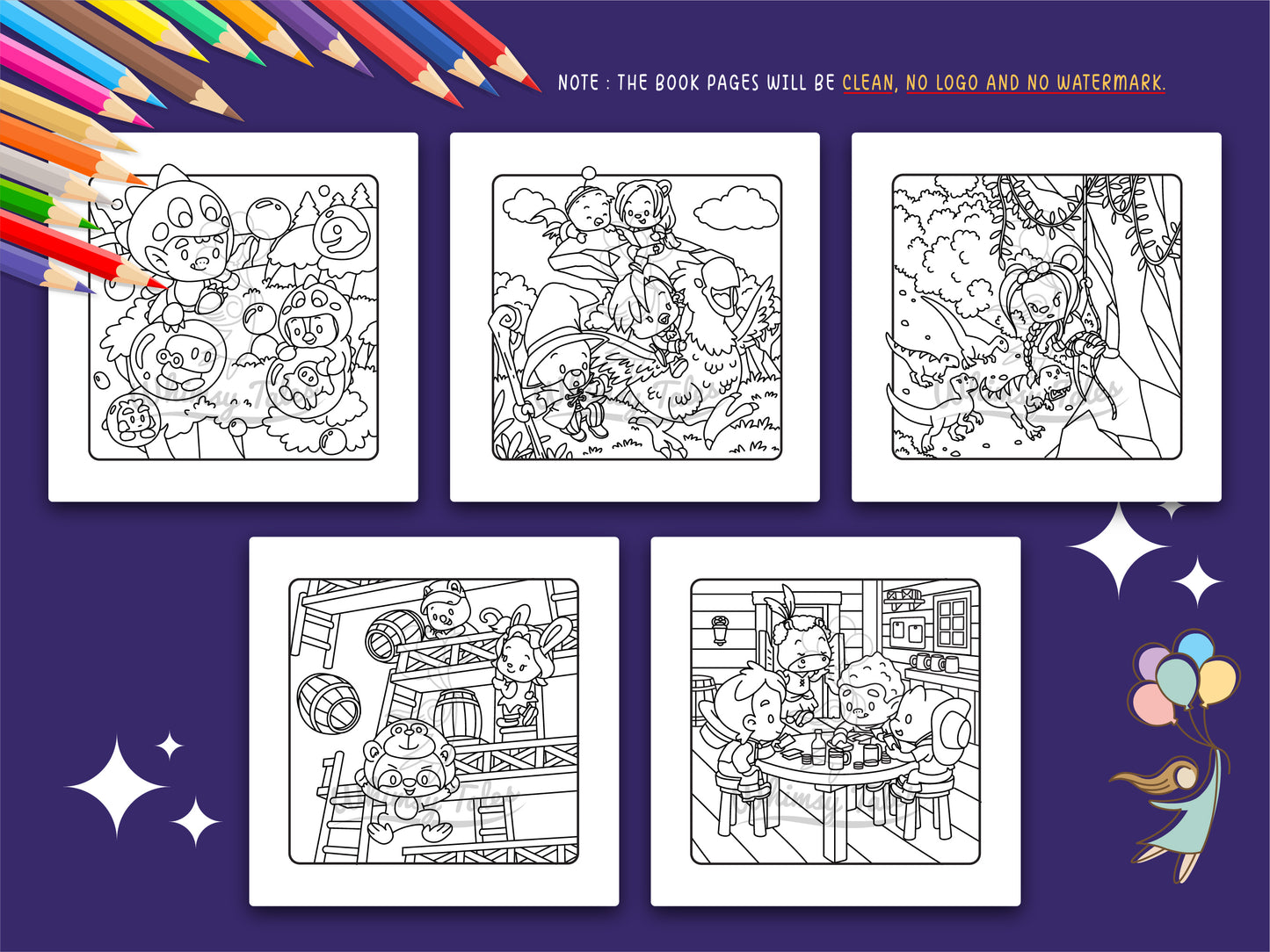 Whimsical Fable Critters in Pixel Meadow