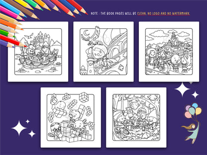 Whimsical Fable Critters in Pixel Meadow