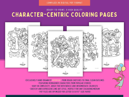 Rebel Tales (Vol. 1) - A Coloring Book of Badass Heroines, Reimagined