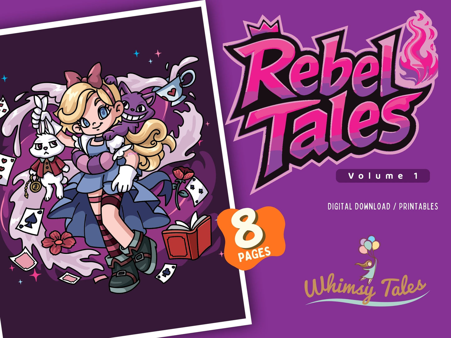 Rebel Tales (Vol. 1) - A Coloring Book of Badass Heroines, Reimagined