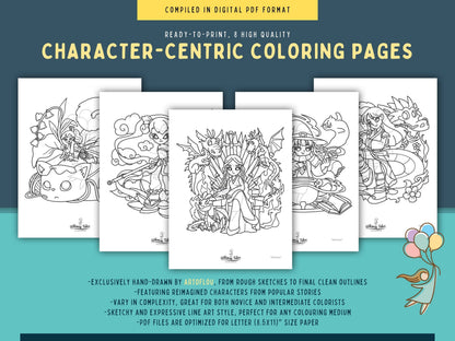 Rebel Tales (Vol. 2) - A Coloring Book of Badass Heroines, Reimagined