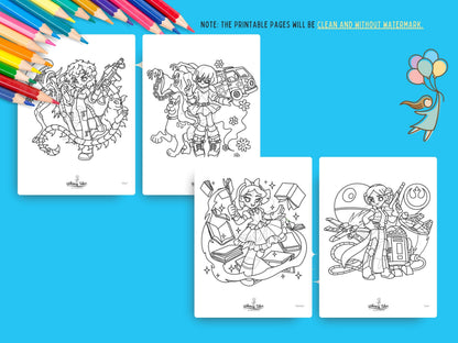 Rebel Tales (Vol. 4) - A Coloring Book of Badass Heroines, Reimagined
