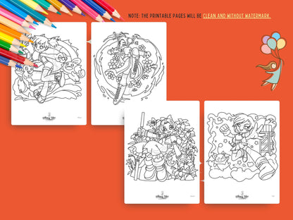 Rebel Tales (Vol. 5) - A Coloring Book of Badass Heroines, Reimagined