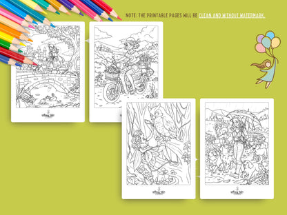 Solitary Dreams 2 (Vol. 1) - A Coloring Book of Cozy Introvert's Worlds