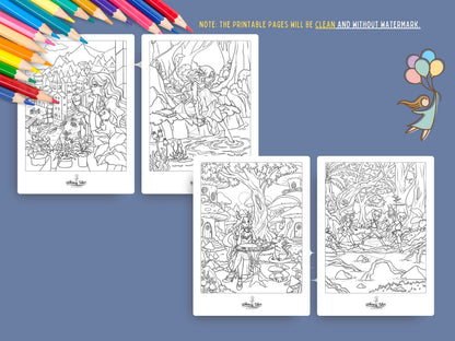 Solitary Dreams 2 (Vol. 2) - A Coloring Book of Cozy Introvert's Worlds