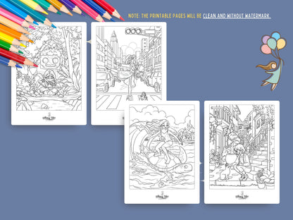 Solitary Dreams 2 (Vol. 2) - A Coloring Book of Cozy Introvert's Worlds