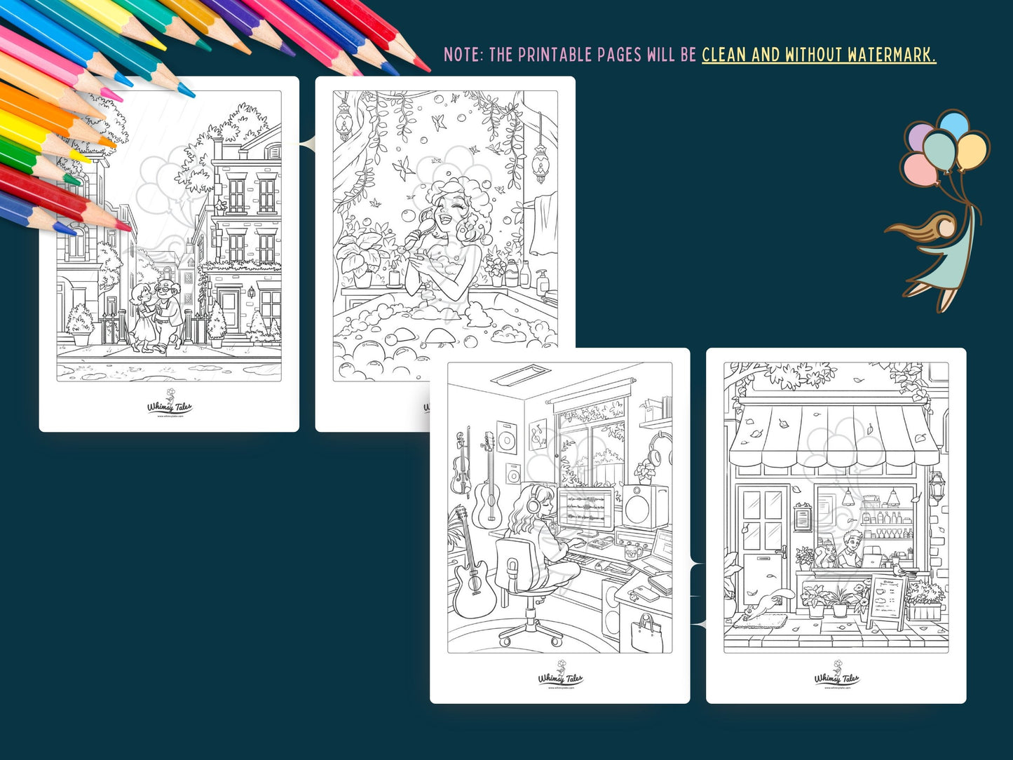 Solitary Dreams (Vol. 3) - A Coloring Book of Cozy Introvert's Worlds