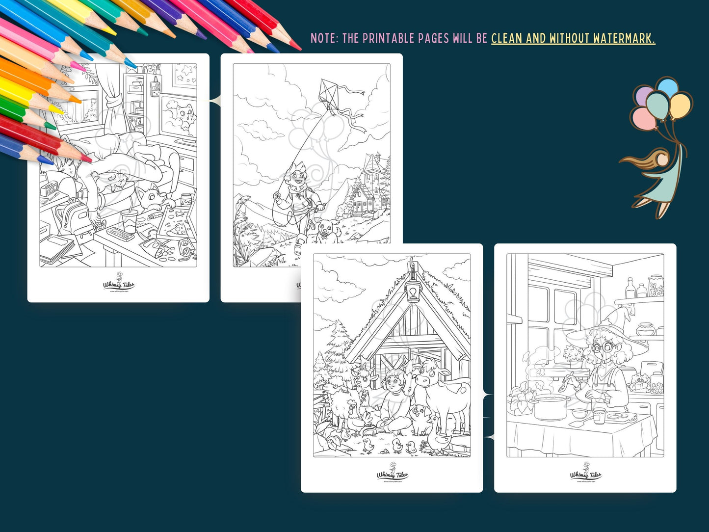 Solitary Dreams (Vol. 3) - A Coloring Book of Cozy Introvert's Worlds