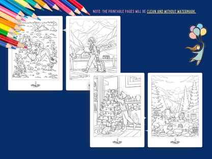 Solitary Dreams (Vol. 4) - A Coloring Book of Cozy Introvert's Worlds