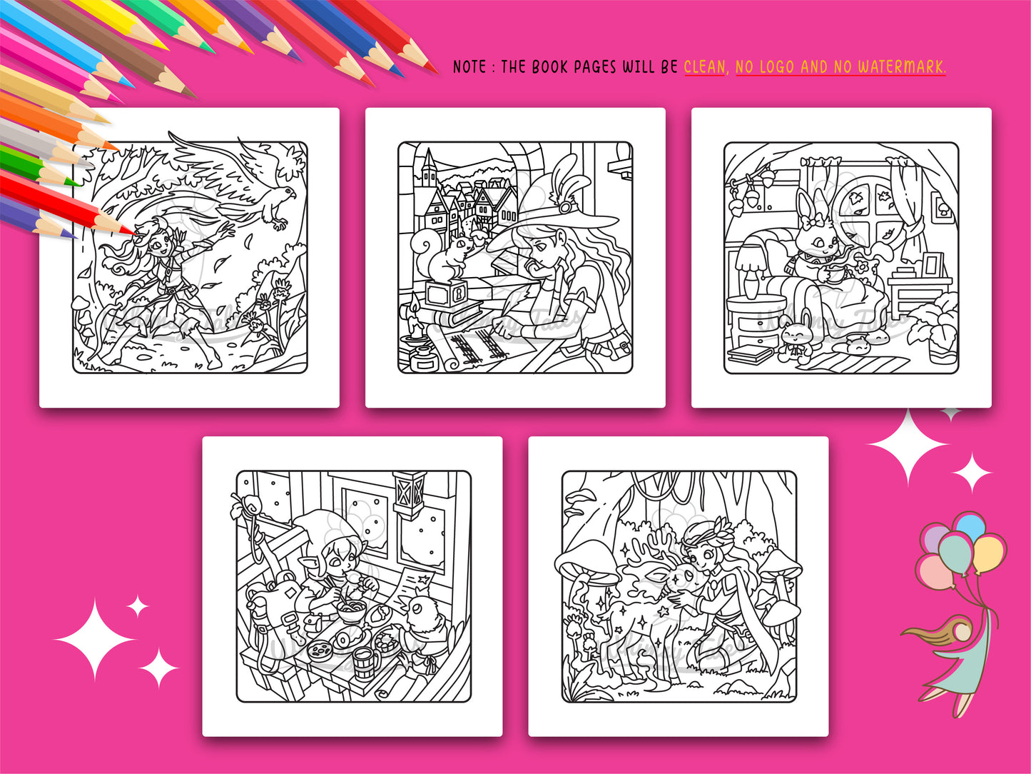 Starglow & Thistle 2 - A Coloring Book for Dreamers & Duskwalkers