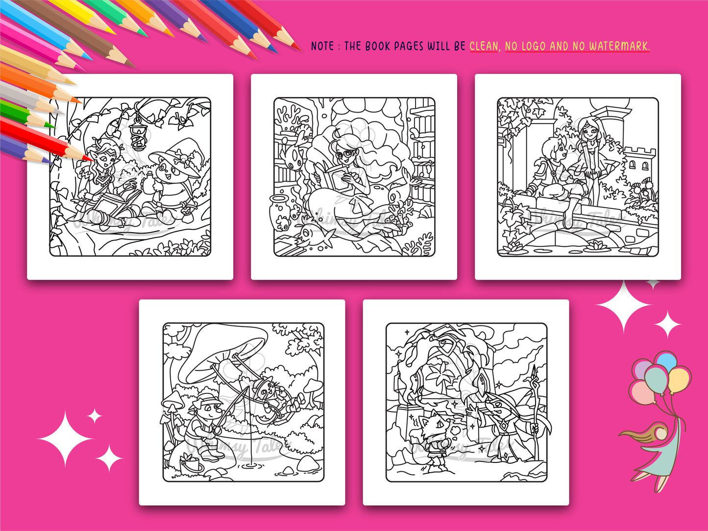 Starglow & Thistle 2 - A Coloring Book for Dreamers & Duskwalkers