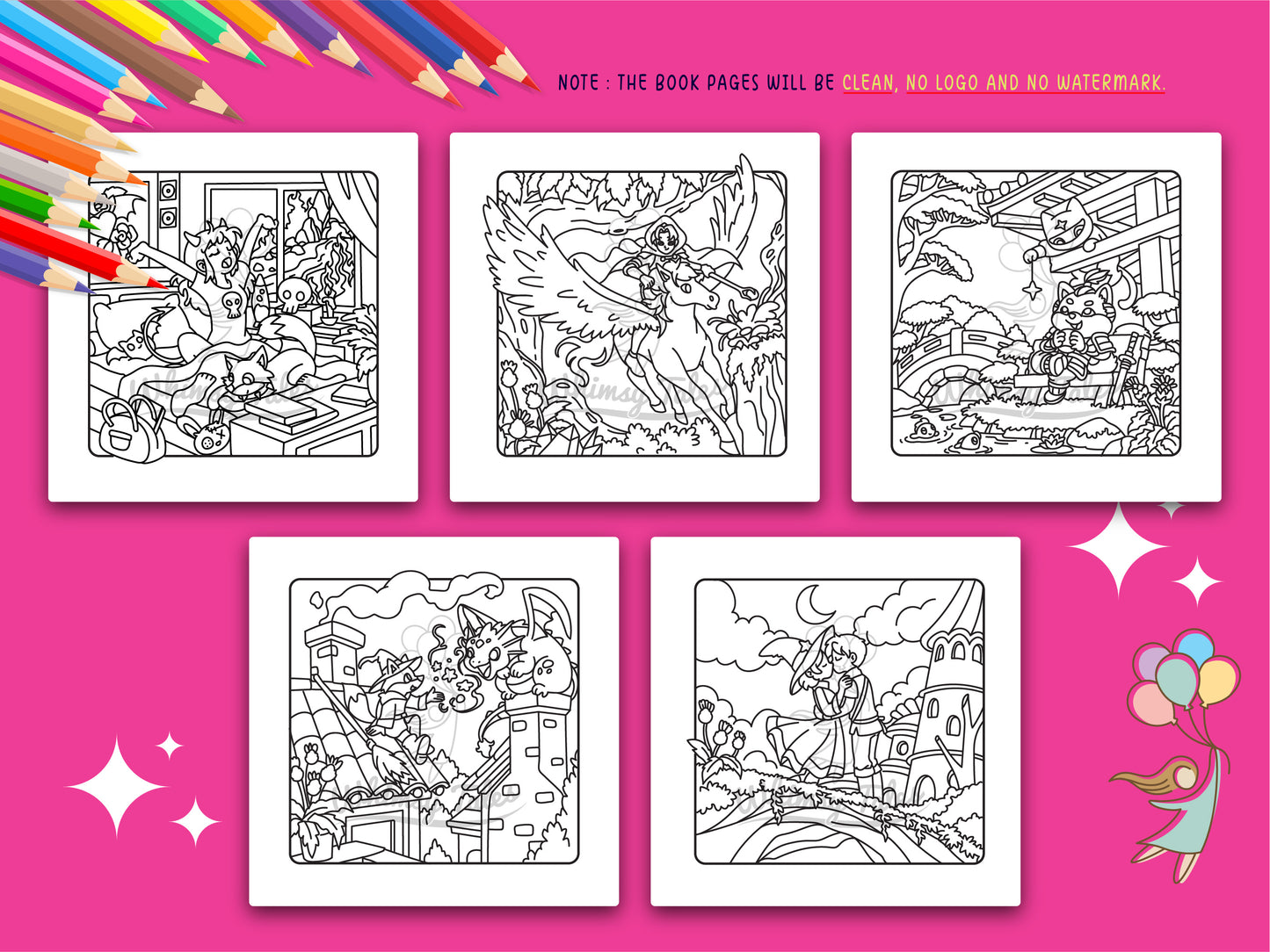 Starglow & Thistle 2 - A Coloring Book for Dreamers & Duskwalkers