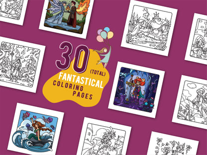 Starglow & Thistle - A Coloring Book for Dreamers & Duskwalkers