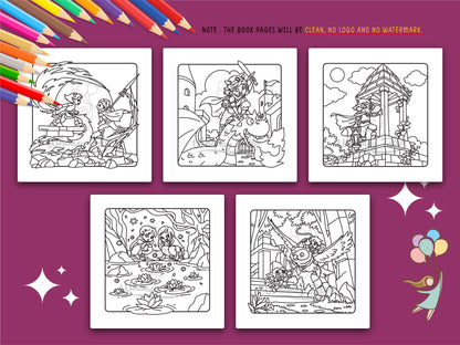 Starglow & Thistle - A Coloring Book for Dreamers & Duskwalkers