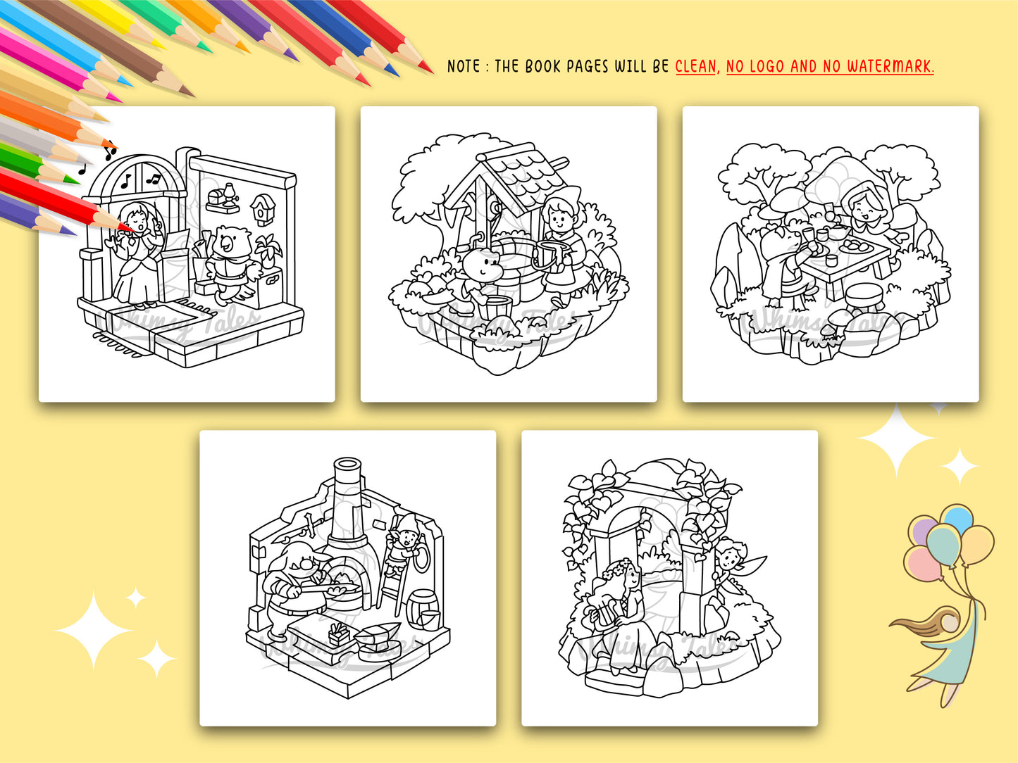 Whimsical Cozy Fantasy - Isometric Corners