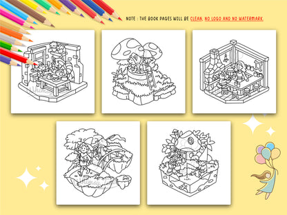 Whimsical Cozy Fantasy - Isometric Corners