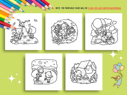 Whimsical Fable Critters Coloring Book - Bolder & Easier