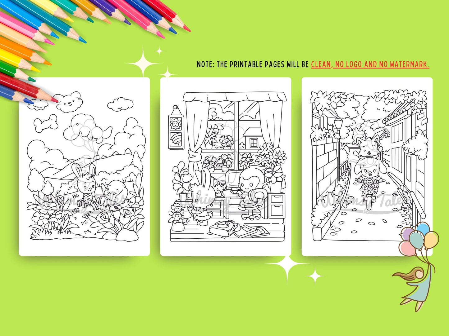 Whimsical Fable Critters Coloring Book - Out And About