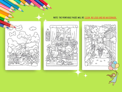 Whimsical Fable Critters Coloring Book - Out And About