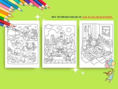 Whimsical Fable Critters Coloring Book - Out And About