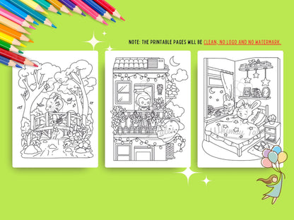 Whimsical Fable Critters Coloring Book - Out And About
