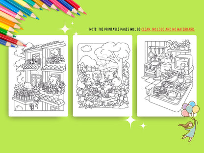 Whimsical Fable Critters Coloring Book - Out And About