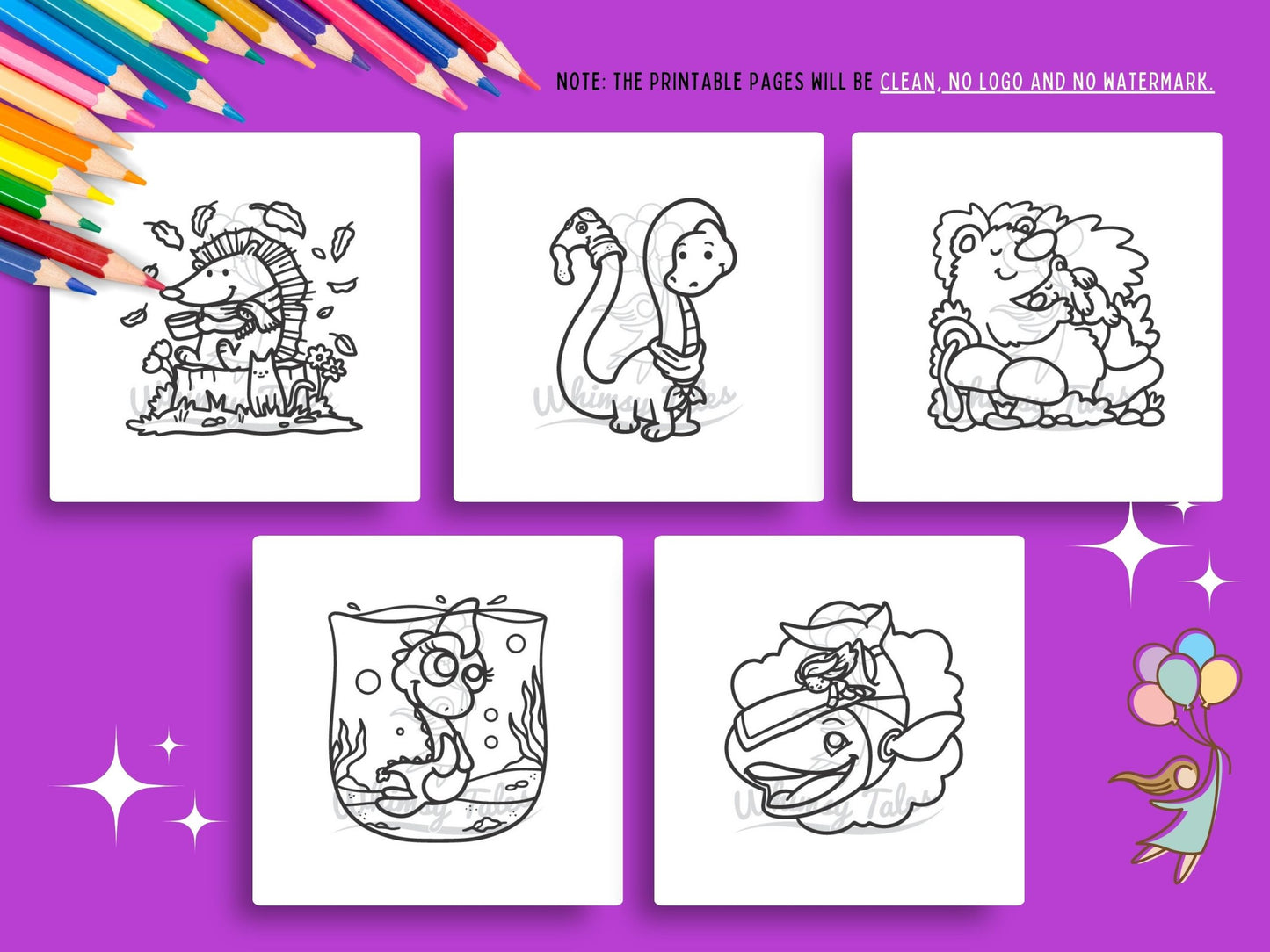 Whimsical Fantasy Doodles Coloring Book