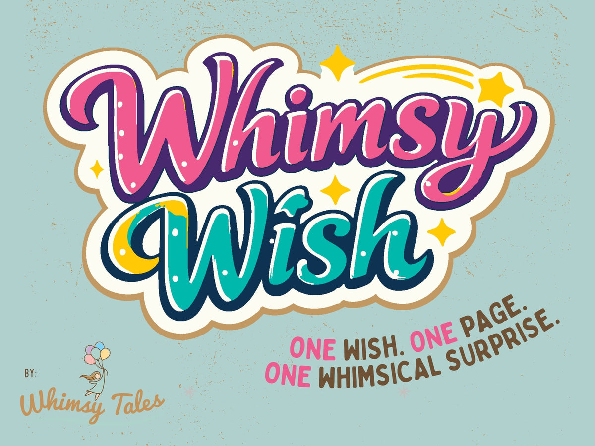 Whimsy Wish | Hand-Drawn, Custom and Personalized Coloring Page by ...