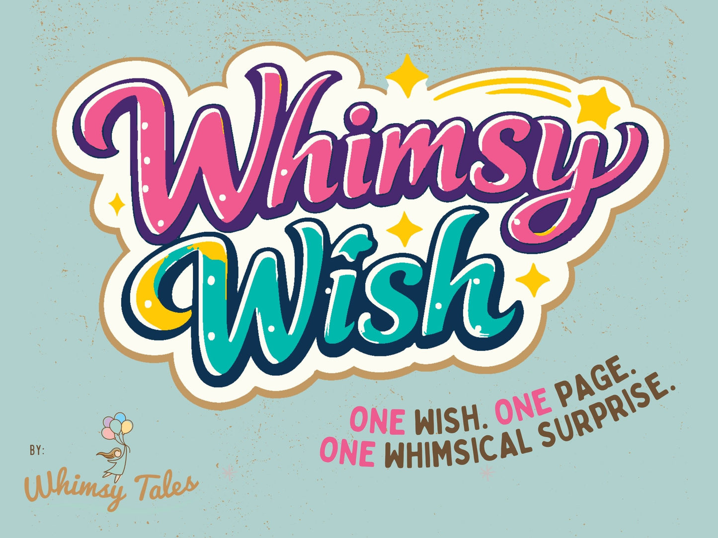 Whimsy Wish | Hand-Drawn, Custom and Personalized Coloring Page by Whimsy Tales