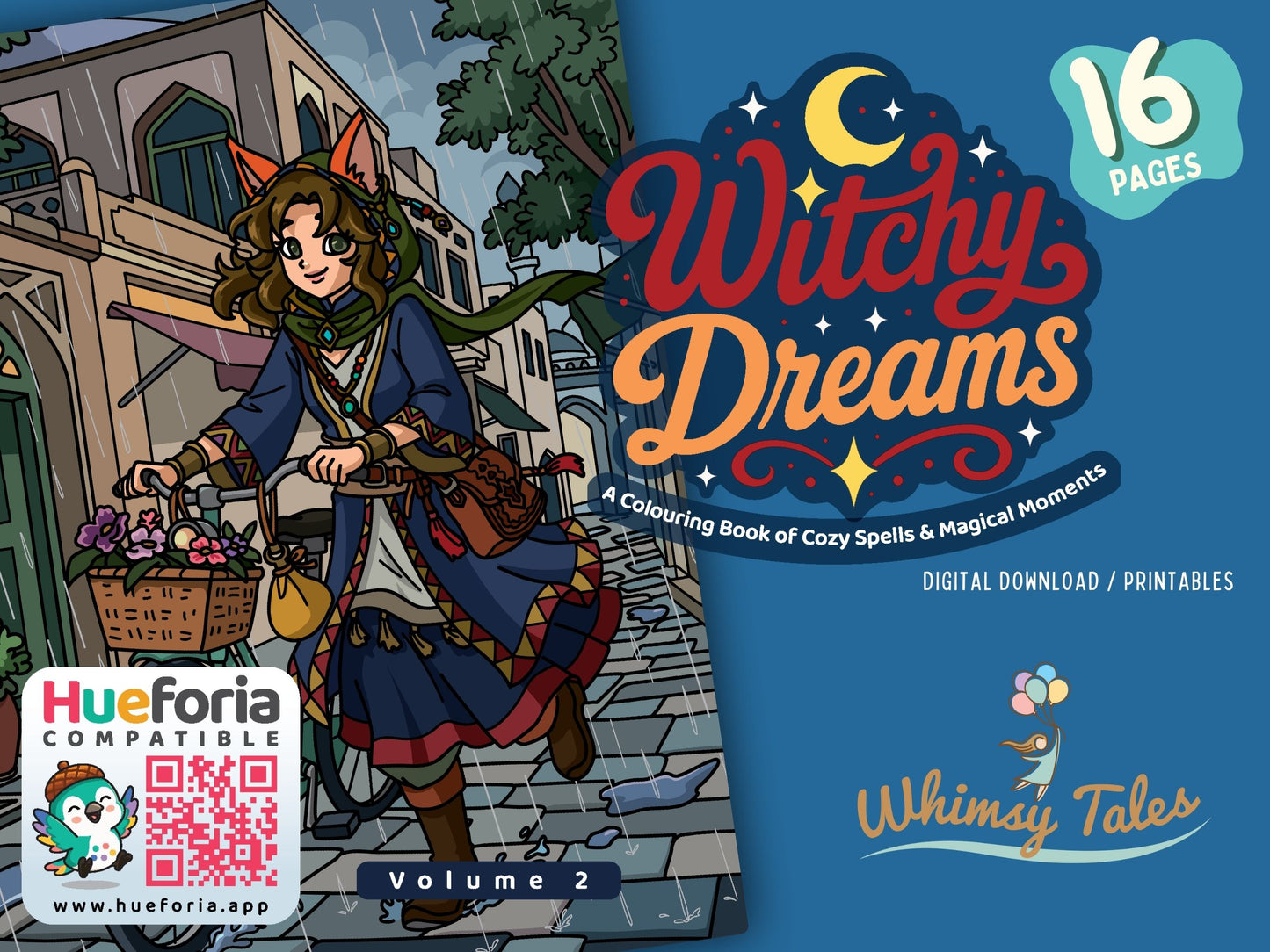Witchy Dreams Volume 2 - A Coloring Book of Cozy Spells & Magical Moments