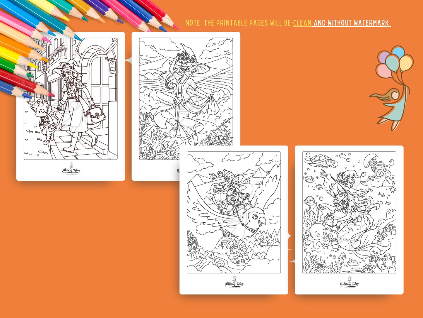Witchy Dreams Volume 1 - A Coloring Book of Cozy Spells & Magical Moments
