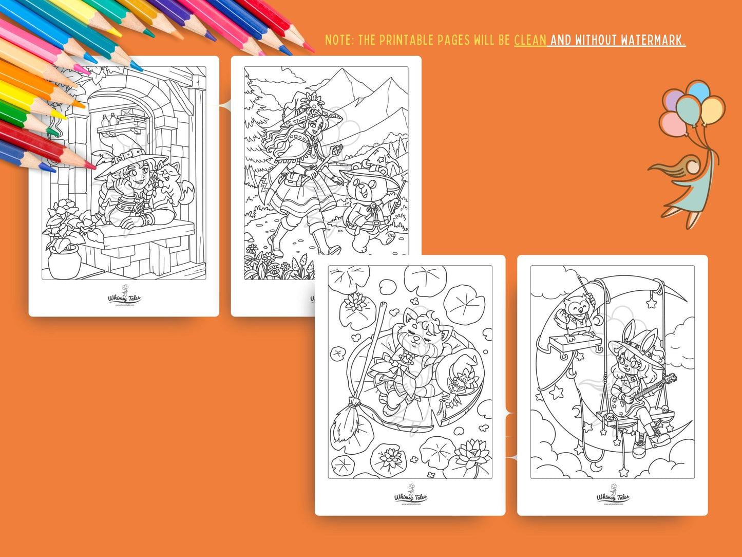 Witchy Dreams Volume 1 - A Coloring Book of Cozy Spells & Magical Moments