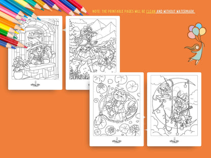 Witchy Dreams Volume 1 - A Coloring Book of Cozy Spells & Magical Moments
